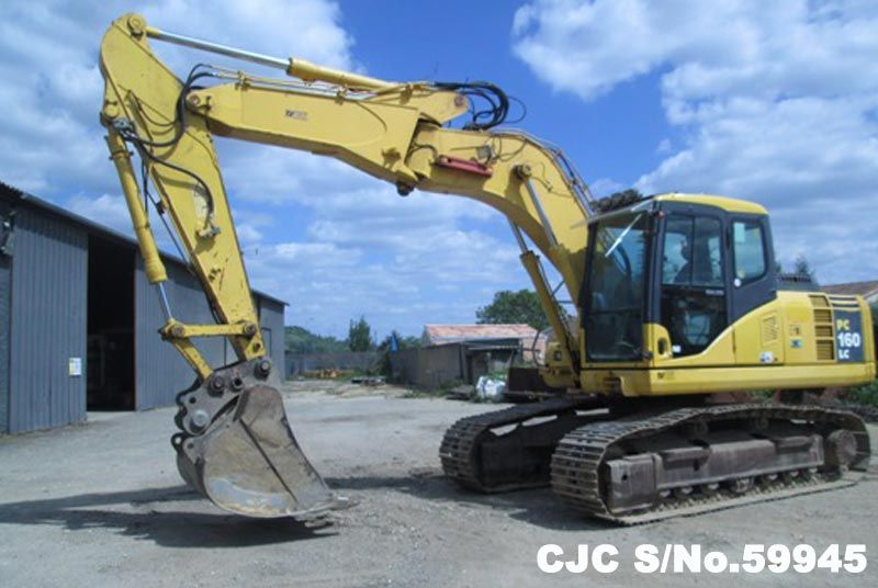 Used Komatsu Pc160 7 Excavator For Sale 2008 Model Cjc 59945 Japanese Used Machinery Online 0628