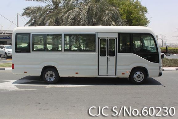 2017 Left Hand Toyota Coaster White for sale Stock No. 60230