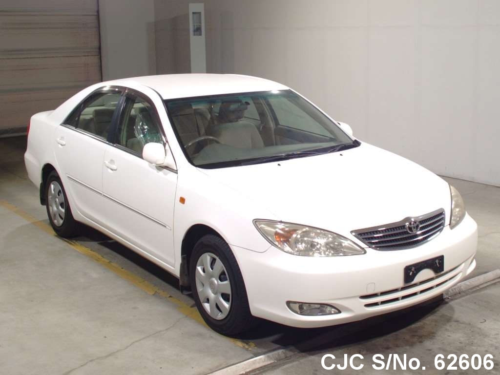 2002 Toyota Camry White For Sale Stock No 62606 Japanese Used Cars Exporter