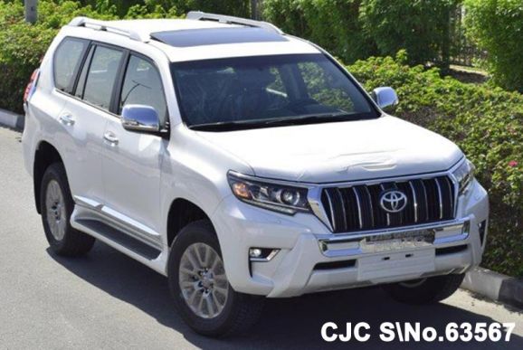 18 Left Hand Toyota Land Cruiser Prado White For Sale Stock No Left Hand Used Cars Exporter