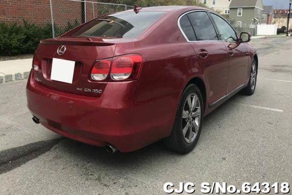 08 Left Hand Lexus Gs350 Burgundy For Sale Stock No Left Hand Used Cars Exporter