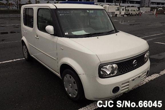 2008 Nissan Cube White for sale | Stock No. 66045 | Japanese Used Cars ...