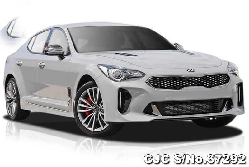 2018 Kia Stinger White for sale | Stock No. 67292 | Japanese Used Cars ...