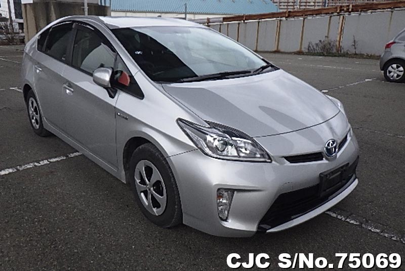 2014 Toyota Prius Hybrid Silver for sale | Stock No. 75069 | Japanese ...