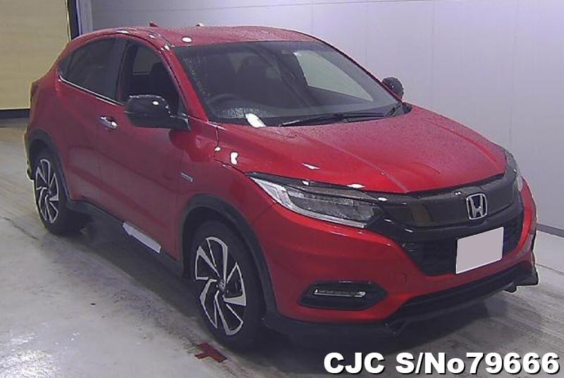 18 Honda Vezel Hybrid Red For Sale Stock No Japanese Used Cars Exporter