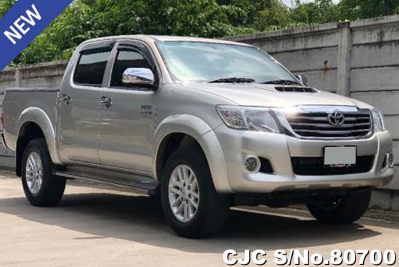 2013 Toyota Hilux Silver for sale | Stock No. 80700 | Japanese Used ...