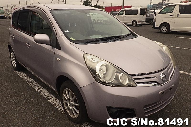 2010 Nissan Note Purple For Sale Stock No 81491 Japanese Used