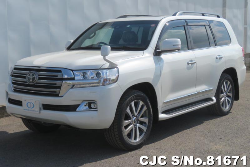 2019 Toyota Land Cruiser Pearl White for sale | Stock No. 81671 ...