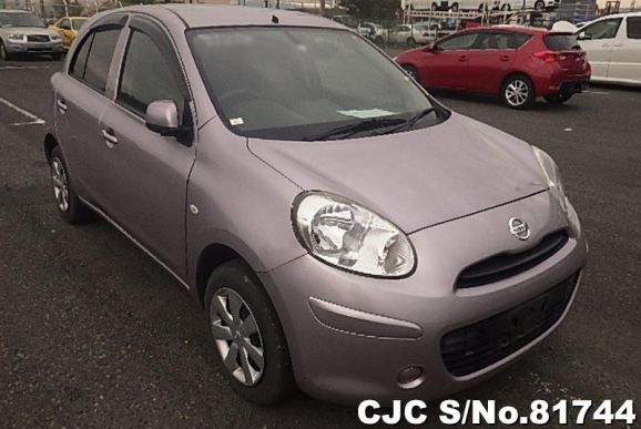 2013 Nissan March Purple for sale | Stock No. 81744 | Japanese Used ...