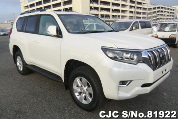 2018 Toyota Land Cruiser Prado White for sale | Stock No. 81922 ...