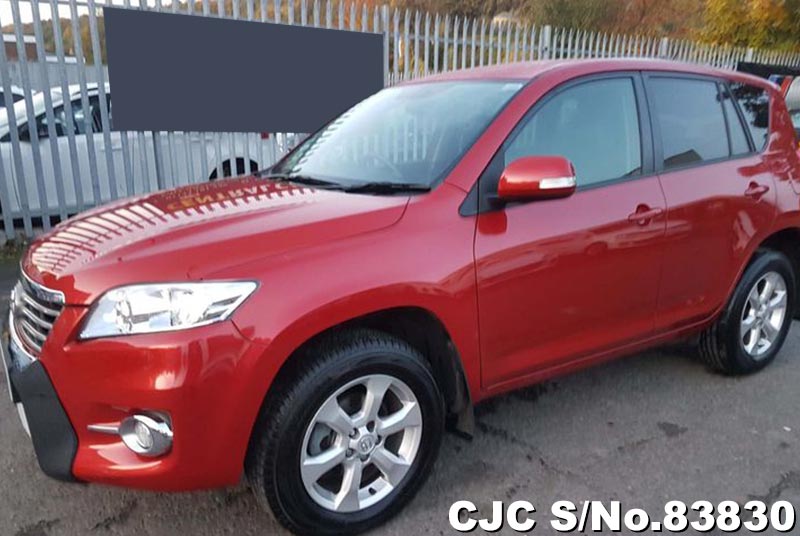 2011 Toyota Rav4 Red for sale | Stock No. 83830 | Japanese Used Cars ...