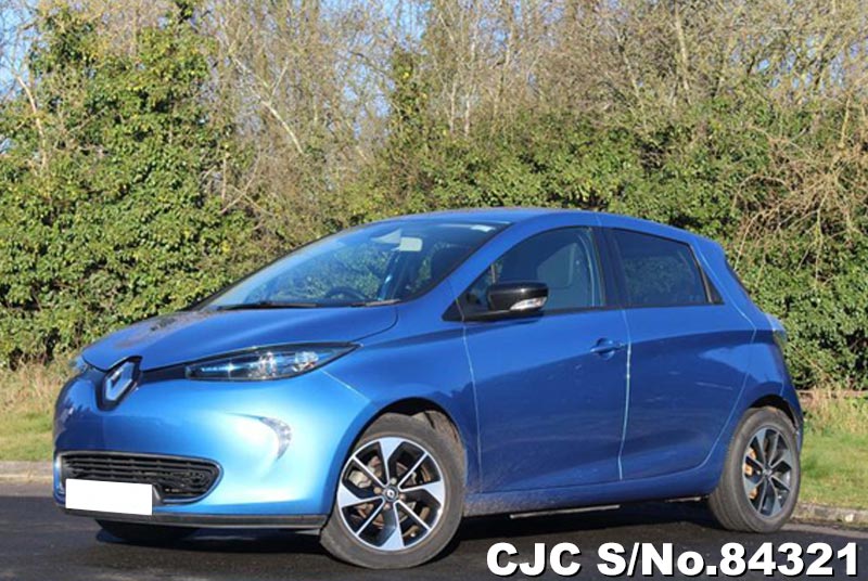 2017 Renault ZOE Blue for sale | Stock No. 84321 | Japanese Used Cars ...