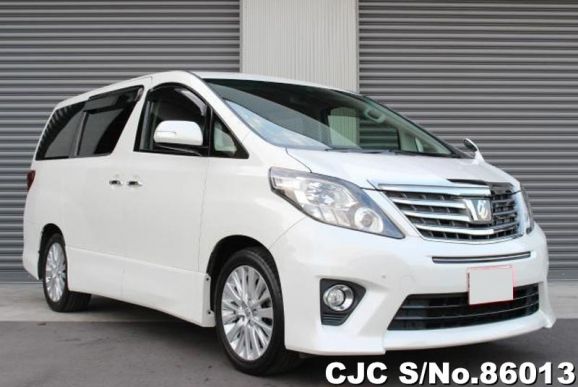 2013 Toyota Alphard White for sale | Stock No. 86013 | Japanese Used ...