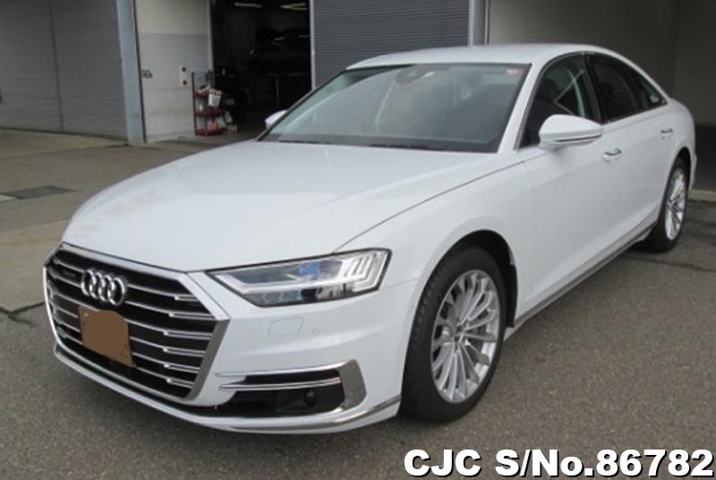 2018 Audi A8 White for sale | Stock No. 86782 | Japanese Used Cars Exporter