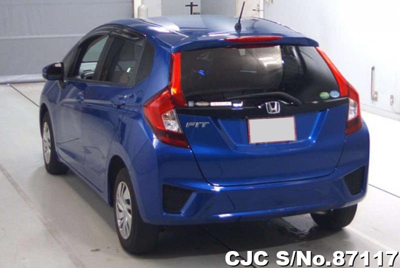 2015 Honda Fit Blue for sale | Stock No. 87117 | Japanese Used Cars ...