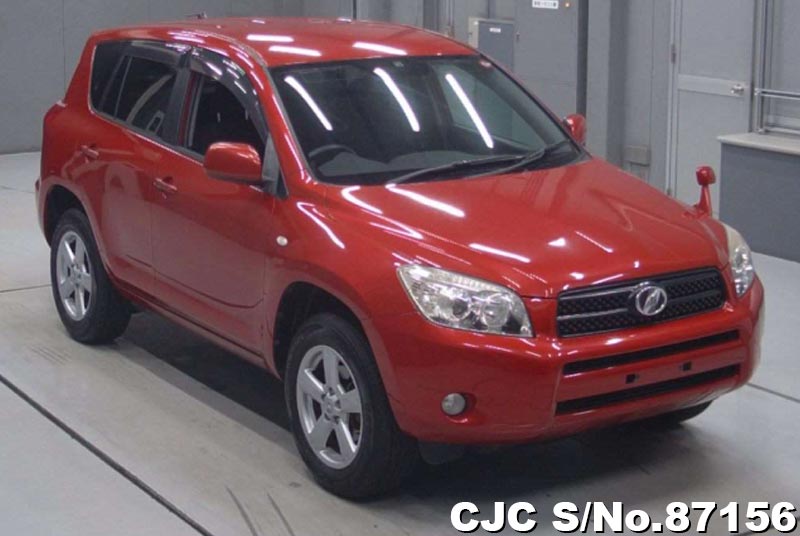 2006 Toyota Rav4 Red for sale | Stock No. 87156 | Japanese Used Cars ...