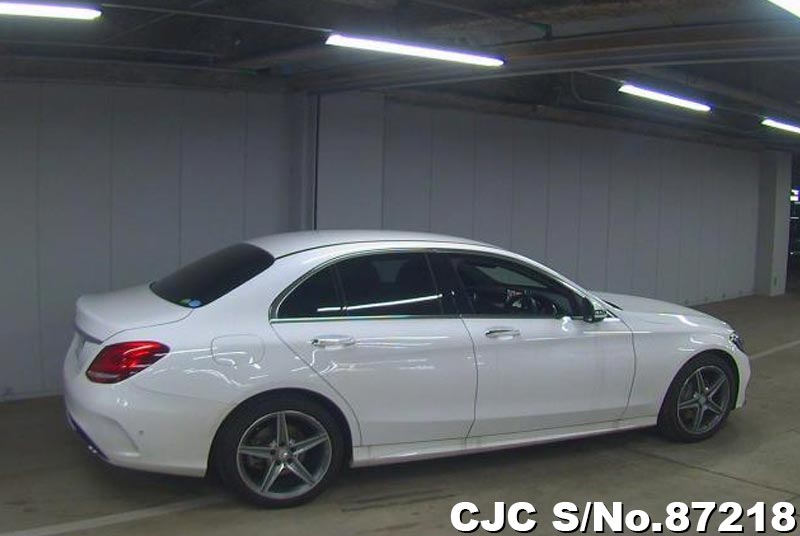 2016 Mercedes Benz C Class White for sale | Stock No. 87218 | Japanese ...