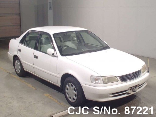 2000 Toyota Corolla White for sale | Stock No. 87221 | Japanese Used ...