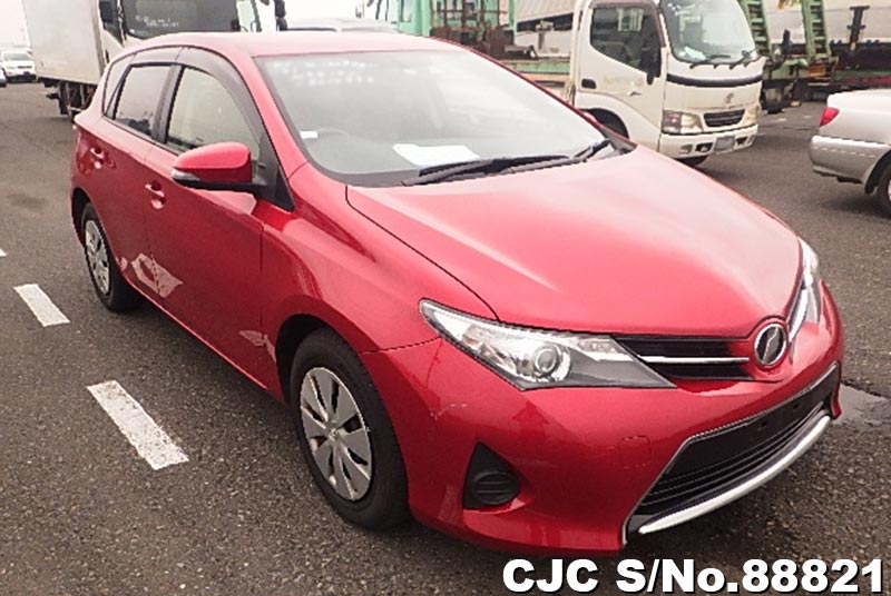 2013 Toyota Auris Red for sale | Stock No. 88821 | Japanese Used Cars ...