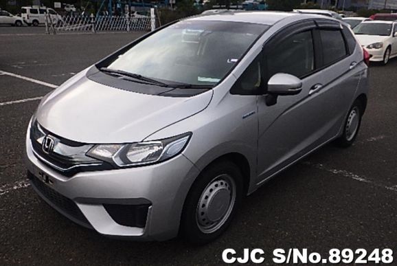 15 Honda Fit Hybrid Silver For Sale Stock No 248 Japanese Used Cars Exporter