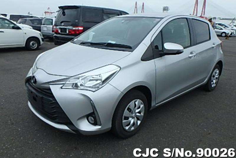 2017 Toyota Vitz Silver for sale | Stock No. 90026 | Japanese Used Cars ...