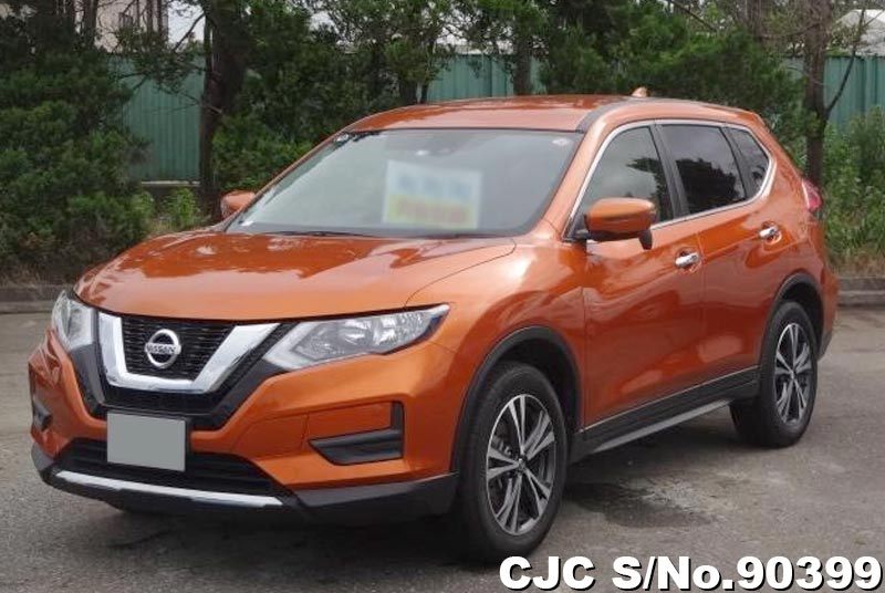 2017 Nissan X-Trail Orange for sale | Stock No. 90399 | Japanese Used ...