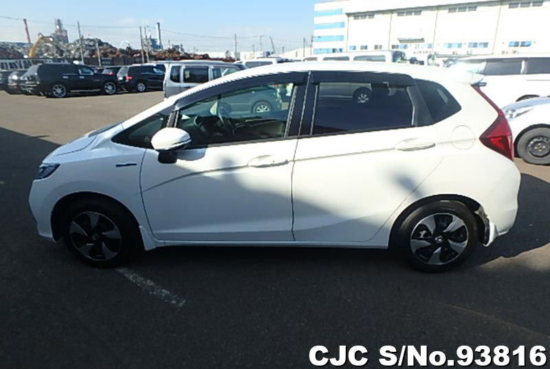 2017 Honda Fit Hybrid White For Sale Stock No 93816 Japanese Used