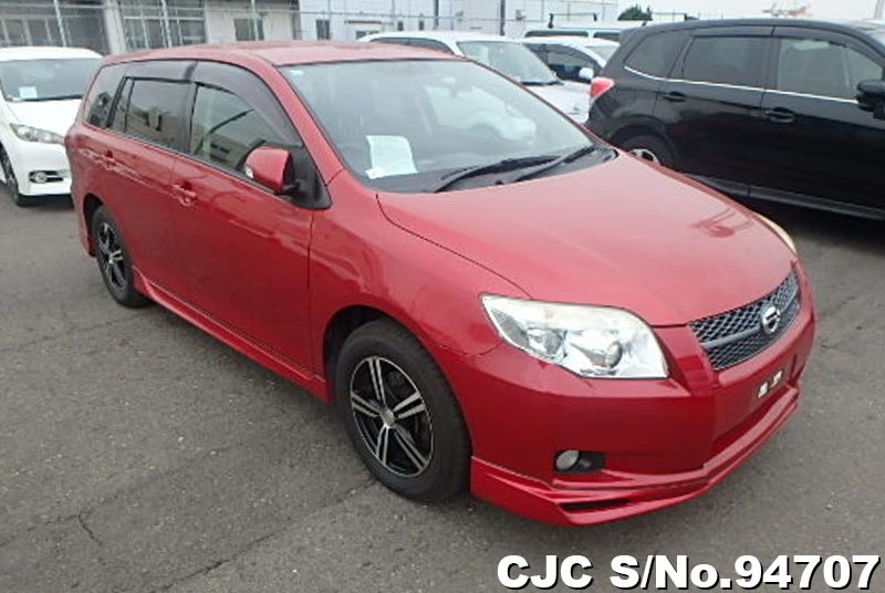 07 Toyota Corolla Fielder Red For Sale Stock No Japanese Used Cars Exporter