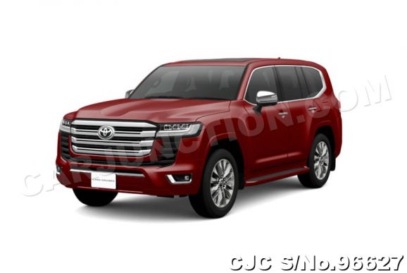 Toyota Land Cruiser in Dark Red Mica Metallic for Sale Image 3