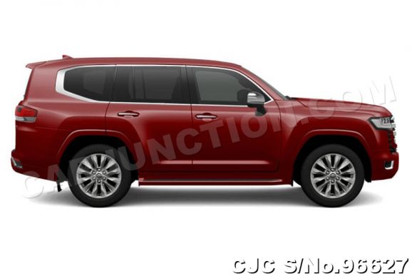 Toyota Land Cruiser in Dark Red Mica Metallic for Sale Image 6