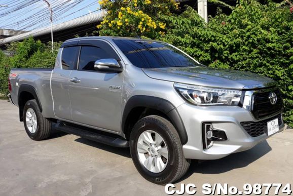 2017 Toyota Hilux Gray for sale | Stock No. 98774 | Japanese Used Cars ...