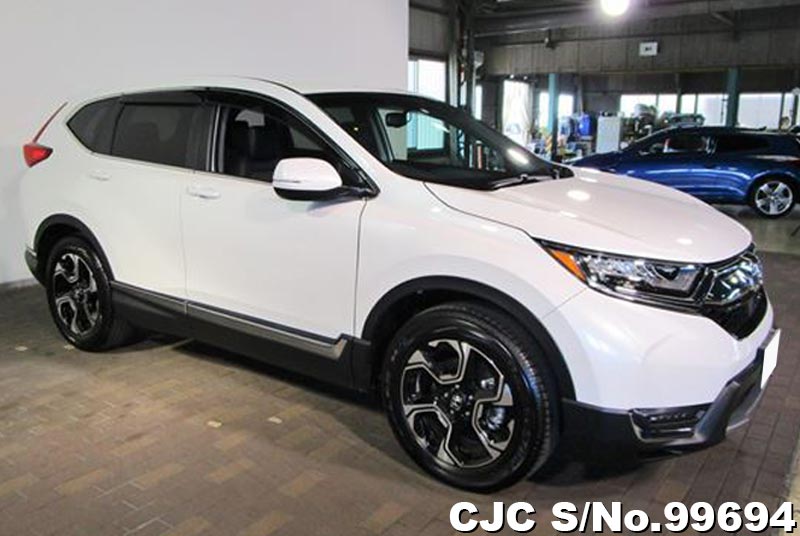 2021 Honda CRV White for sale | Stock No. 99694 | Japanese Used Cars ...