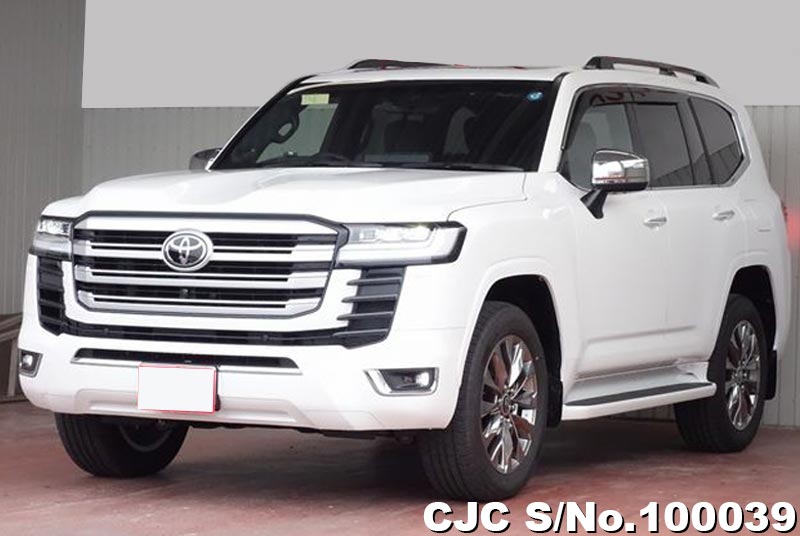 2022 Toyota Land Cruiser White for sale | Stock No. 100039 | Japanese ...