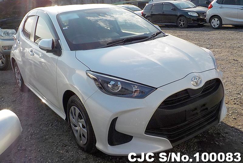 2020 Toyota Yaris White for sale | Stock No. 100083 | Japanese Used ...