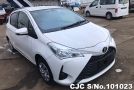 Toyota Vitz in White for Sale Image 0