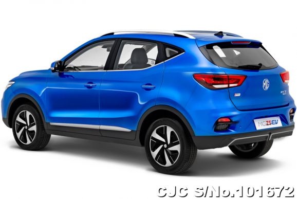 MG ZS EV in Como Blue for Sale Image 1