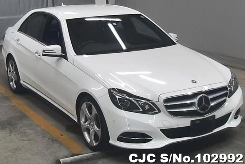 2013 Mercedes Benz E Class White for sale | Stock No. 102992 | Japanese ...