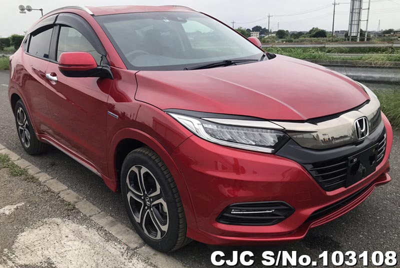 2020 Honda Vezel Red for sale | Stock No. 103108 | Japanese Used Cars ...