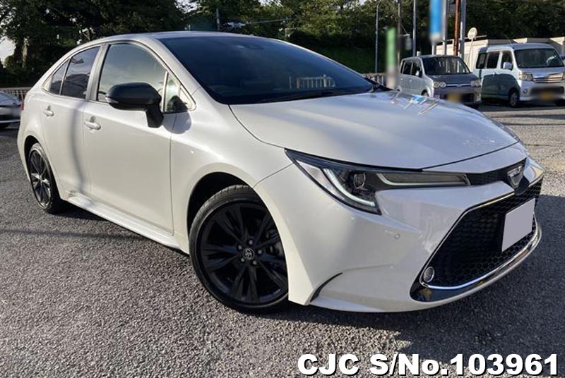 2021 Toyota Corolla White for sale | Stock No. 103961 | Japanese Used ...