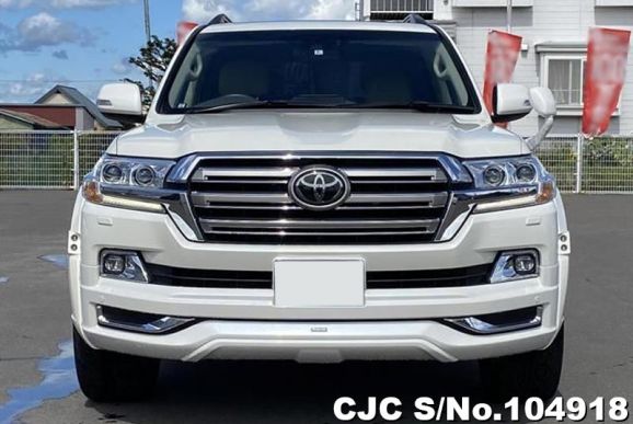 Toyota Land Cruiser in White Pearl for Sale Image 4