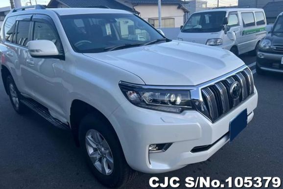 Toyota Land Cruiser Prado in Pearl White for Sale Image 0