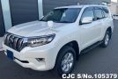 Toyota Land Cruiser Prado in Pearl White for Sale Image 3