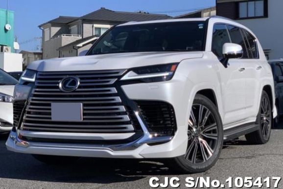 Lexus LX 600 in White for Sale Image 3