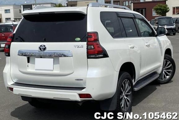 Toyota Land Cruiser Prado in White Pearl Crystal Shine for Sale Image 1