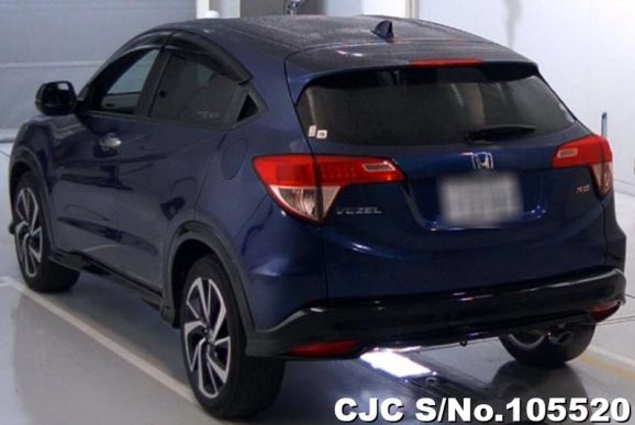 Honda Vezel in Blue Metallic for Sale Image 2