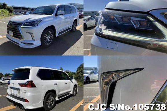 Lexus LX 570 in Pearl for Sale Image 3