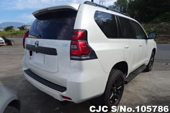 Toyota Land Cruiser Prado in Pearl White for Sale Image 1