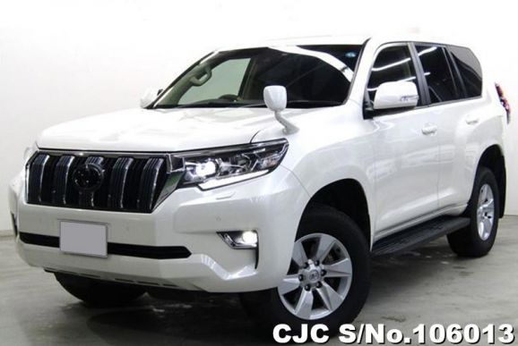 Toyota Land Cruiser Prado in Pearl White for Sale Image 0