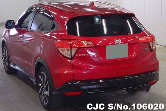 Honda Vezel in Red for Sale Image 1