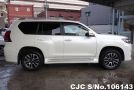 Toyota Land Cruiser Prado in Pearl White for Sale Image 4